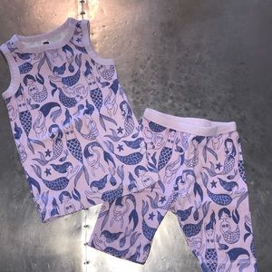 Girls Tea Collection mermaid pajama set